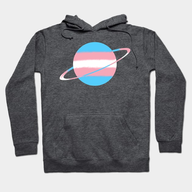 Trans Pride Planet Hoodie by Empcaesar